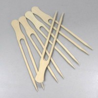 Barbecue Disposable Fruit Fork Natural Bamboo Sticks Skewers