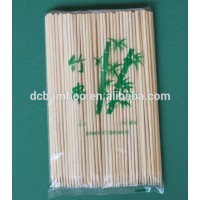 Long size disposable natural bamboo BBQ skewer