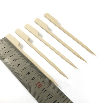 Eco-friendly bamboo BBQ sticks for food