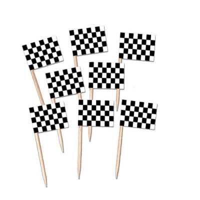 Label Appetizer cupcake toothpick flags hold sandwiches